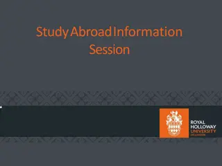 Study Abroad Information Session Overview