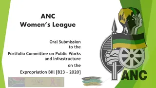 ANC Women's League Oral Submission on Expropriation Bill [B23.2020]