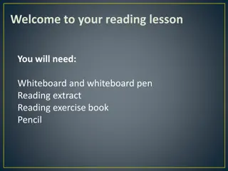 Interactive Reading Lesson with 