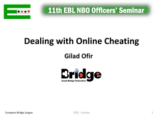 11th EBL NBO Officers Seminar - Dealing with Online Cheating