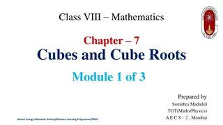 Exploring Cubes and Cube Roots with Srinivasa Ramanujan