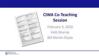 Alcohol Withdrawal Management: CIWA Co-Teaching Session Highlights