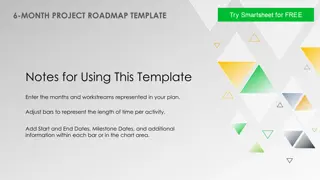 6-Month Project Roadmap Template for Efficient Planning