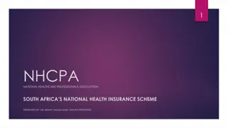 Overview of National Health Insurance Scheme in South Africa