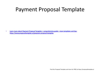 Comprehensive Guide to Payment Proposal Template for Projects