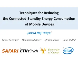 Techniques for Reducing Connected-Standby Energy Consumption in Mobile Devices