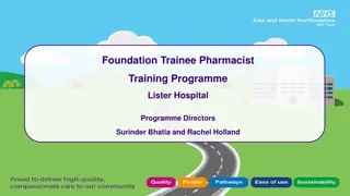 Lister Hospital Pharmacist Training Programme Overview