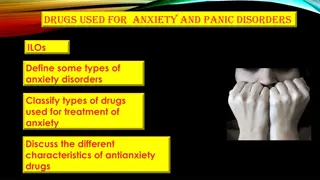 Overview of Anxiety Disorders and Antianxiety Drugs
