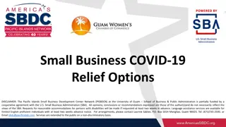 Small Business COVID-19 Relief Options for Guam Businesses