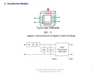 Transformer Models and Tests in Power Systems