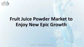 Fruit Juice Powder Market