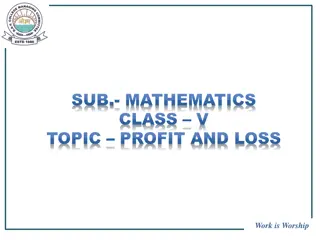Understanding Profit and Loss in Mathematics Class V