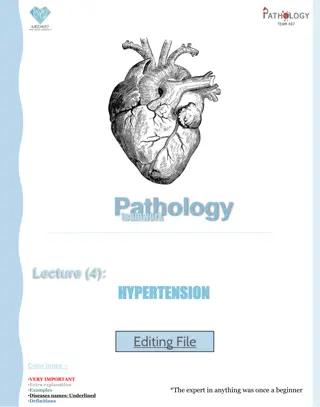 Understanding Hypertension: Causes, Classification, and Complications