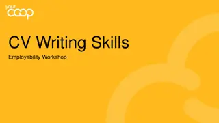 Mastering CV Writing Skills for Employability Workshop