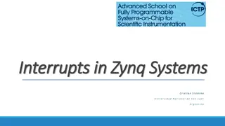 Processor Interrupts and Exception Handling in Zynq Systems