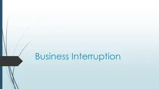 Business Interruption Insurance Policies