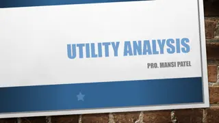 Utility: Marginal vs. Total Utility