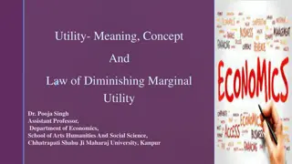 Understanding Utility: Meaning, Concept, and Law of Diminishing Marginal Utility