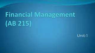 Fundamentals of Finance and Financial Management