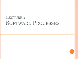 Software Processes and Models