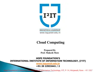 Understanding Cloud Computing and Its Components