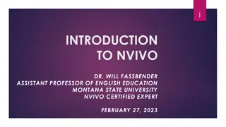 Understanding NVivo: A Brief Introduction to Qualitative Data Analysis Software