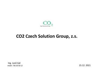 CO2 Czech Solution Group: Advancing Industrial Carbon Capture and Utilization