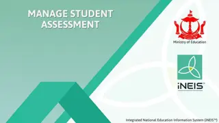 Manage Student Assessment System Overview