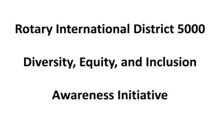Rotary International District 5000's Diversity, Equity, and Inclusion Initiative