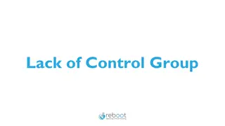 Understanding Control Groups in Experiments