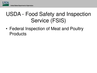 United States Food Safety and Inspection Service: Ensuring Meat and Poultry Products' Safety