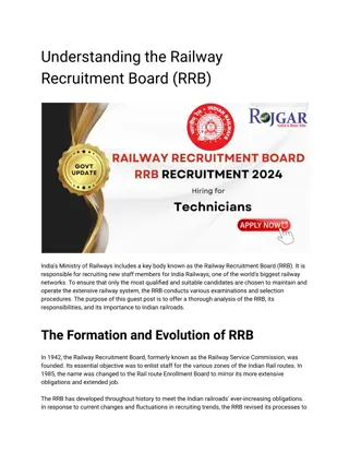 Understanding the Railway Recruitment Board (RRB)