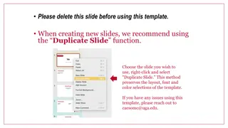 Efficient Slide Presentation Tips & Resource Utilization