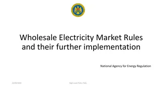 Modernization of Moldovan Wholesale Electricity Market