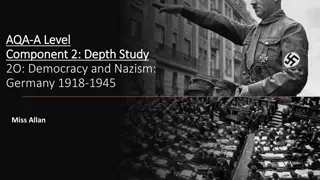 Understanding Democracy and Nazism in Germany (1918-1945) - A Level History Depth Study
