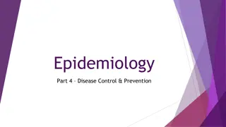 Understanding Disease Control and Prevention in Epidemiology