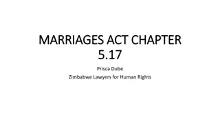 Marriages Laws in Zimbabwe: A Historical Overview