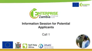 Enterprise Zambia Challenge Fund - Supporting Sustainable Agriculture