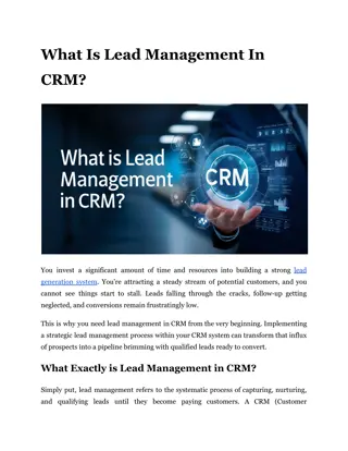 What Is Lead Management In CRM_