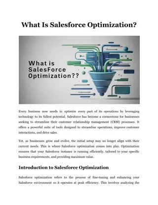 What Is Salesforce Optimization?