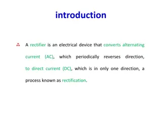 Rectifiers: Types and Working Principles