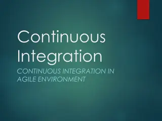 Continuous Integration and Agile Methodologies