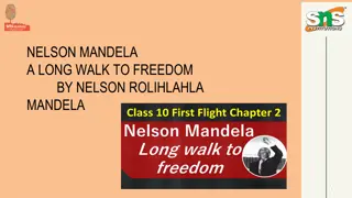 Nelson Mandela: A Long Walk to Freedom Summary