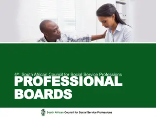 South African Council for Social Service Professions Overview