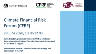 Climate Financial Risk Forum: Strategies for Assessing Climate-Related Financial Risks