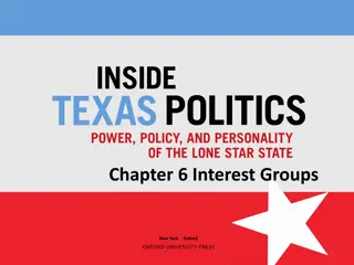 Interest Groups in Texas