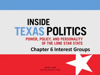 Understanding Interest Groups in Texas