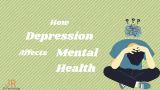 Depression Affecting Mental Health