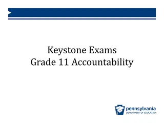 Keystone Exams Grade 11 Accountability Guidelines