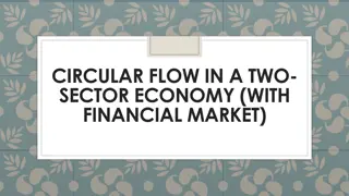 Circular Flow in a Two-Sector Economy with Financial Market